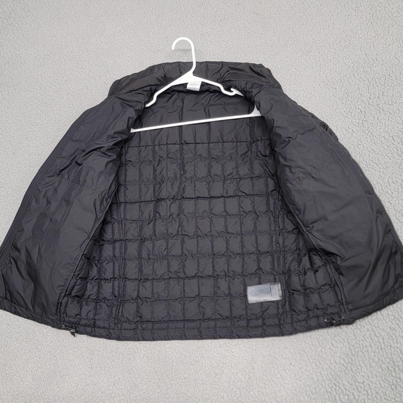 North Face Jacket Mens Medium Black Quilted Thermal Insulation Lightweight - Picture 11 of 15